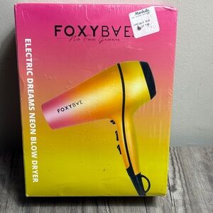 FoxyBae Neon Yellow Blow Dryer new with tags fast ship